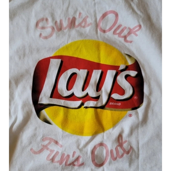 Lays Potato Chip Tank Top Solar Activated Color Changing In Sunlight Rare! Retro - Picture 7 of 7